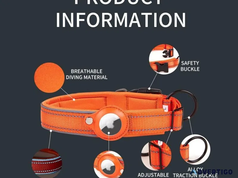 Track Your Furry Friend Air Tag Dog Collar