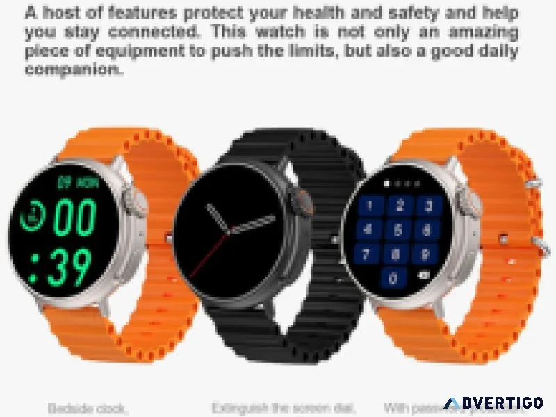 Stay Connected in Style with the AMOLED 1.6 Inch Smart Watch