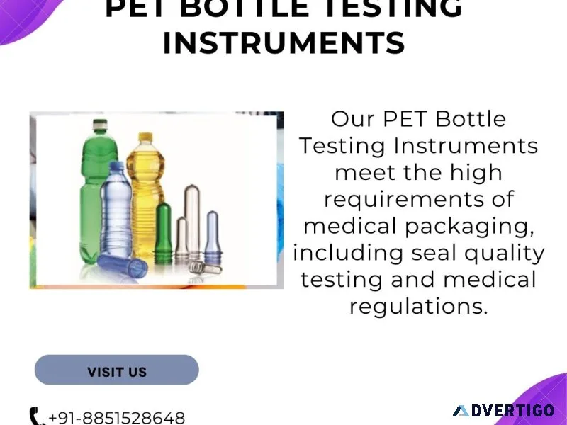 Pet bottle testing instruments | perfect group india