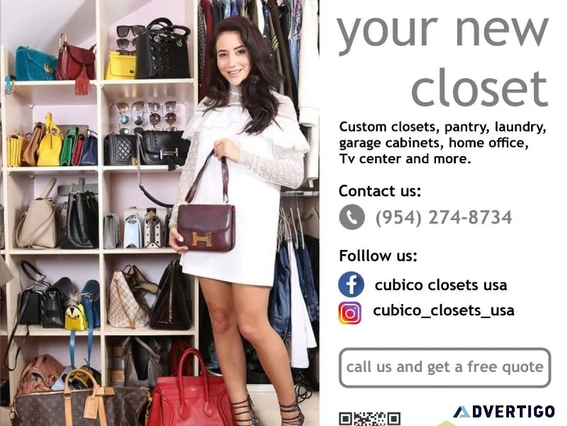 ENJOY YOUR NEW CLOSET