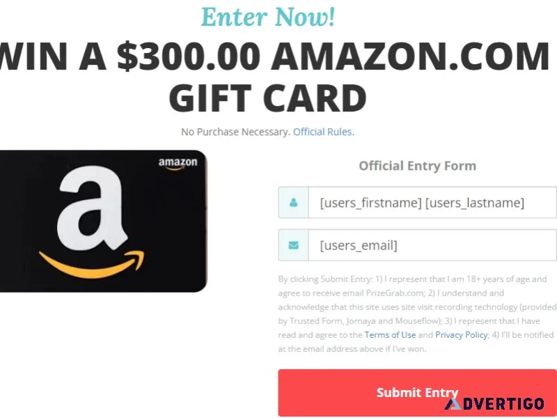 Free Amazon Gift Card