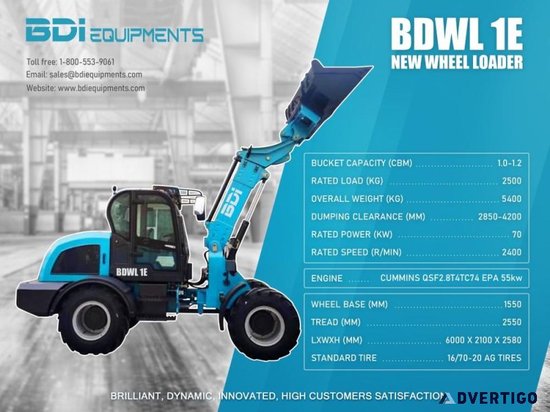 BDI Equipment--Wheel Loader BDWL-1E