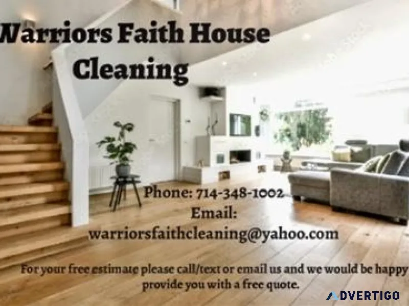 Warriors Faith House Cleaning