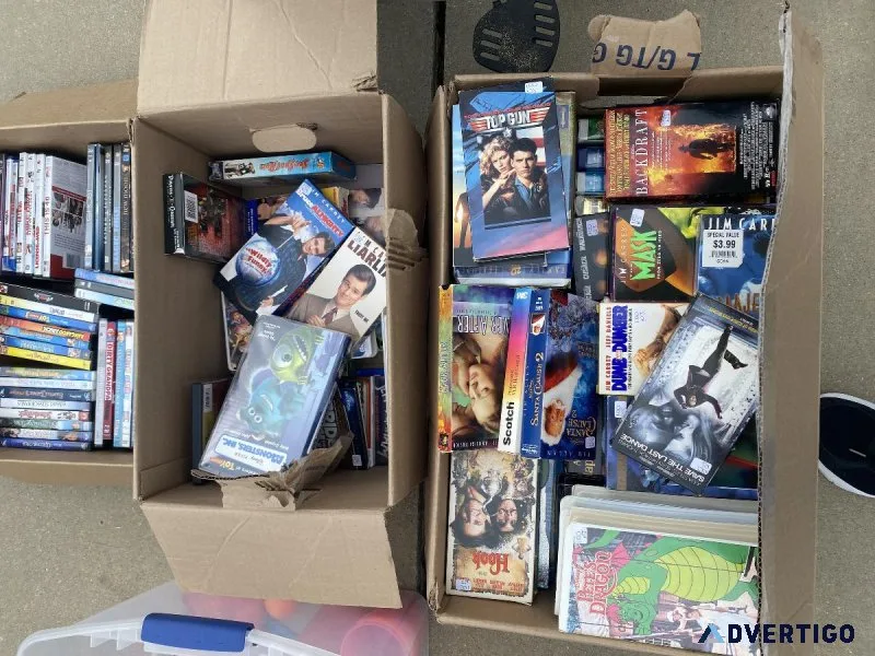 DVD&rsquos and VHS
