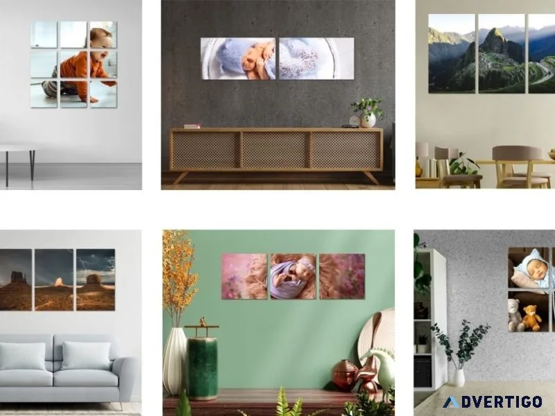 Get split photo canvas online in india