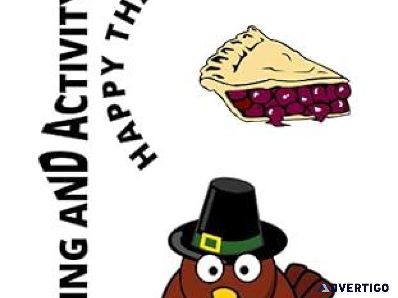Thanksgiving Counting and Activity Book 123 s