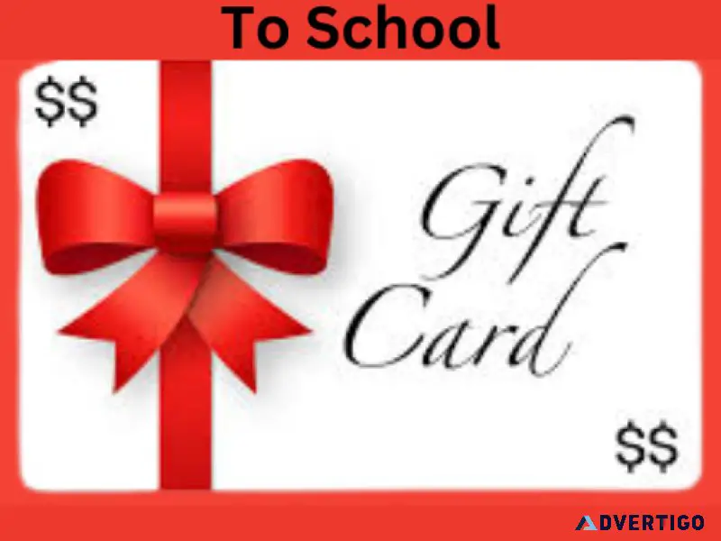 Get Your 500 Back To School Gift Card