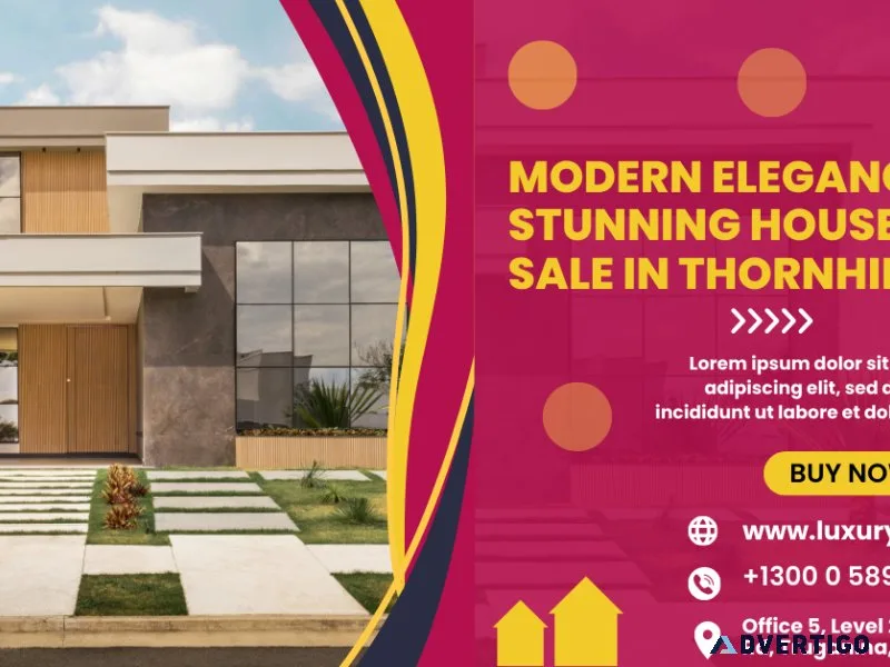 Modern Elegance Stunning House for Sale in Thornhill Park