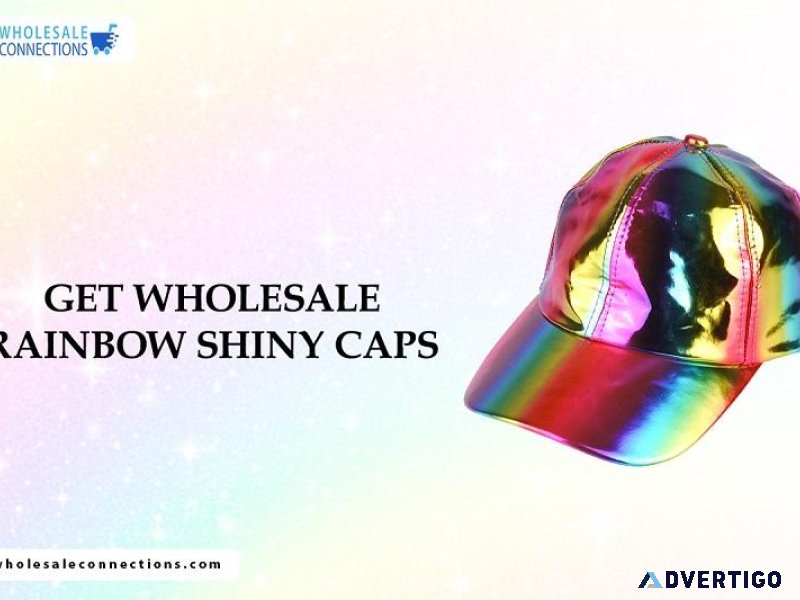 Get Wholesale Rainbow Pride Shiny Cap Online