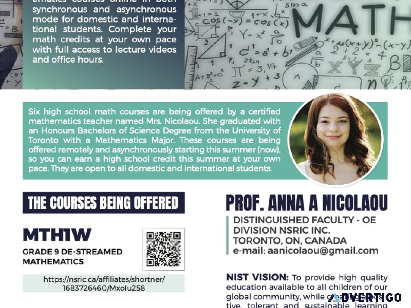 Online Ontario High School Courses
