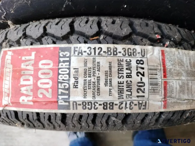  2 Brand New Tires P17580R13 - 60