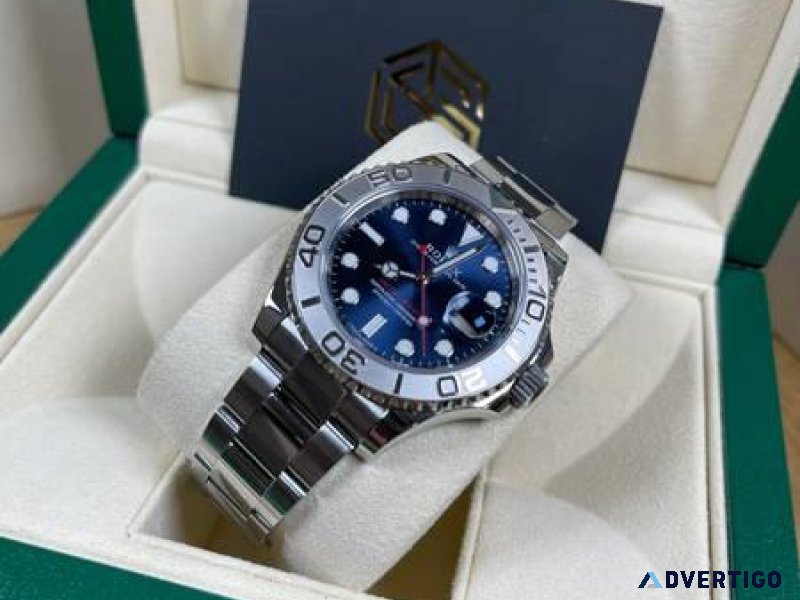 Blue Sunburst Dial Yacht Master
