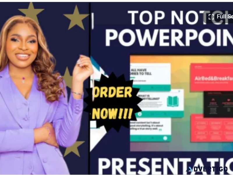I will do powerpoint presentation presentation design pitch deck