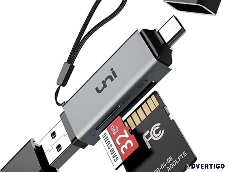 SD Card Reader uni USB C Memory Card Reader Adapter USB 3.0