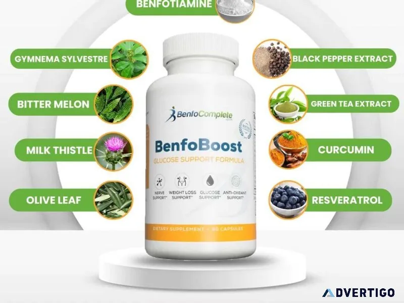 Buy 1 GET 1 FREE - BenfoBoost Glucose Support Formula Supplement