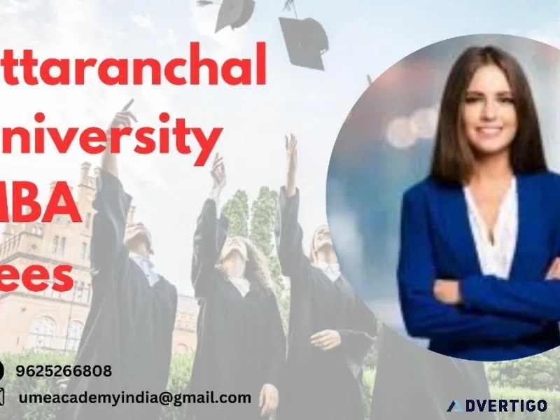 Uttaranchal University MBA Fees