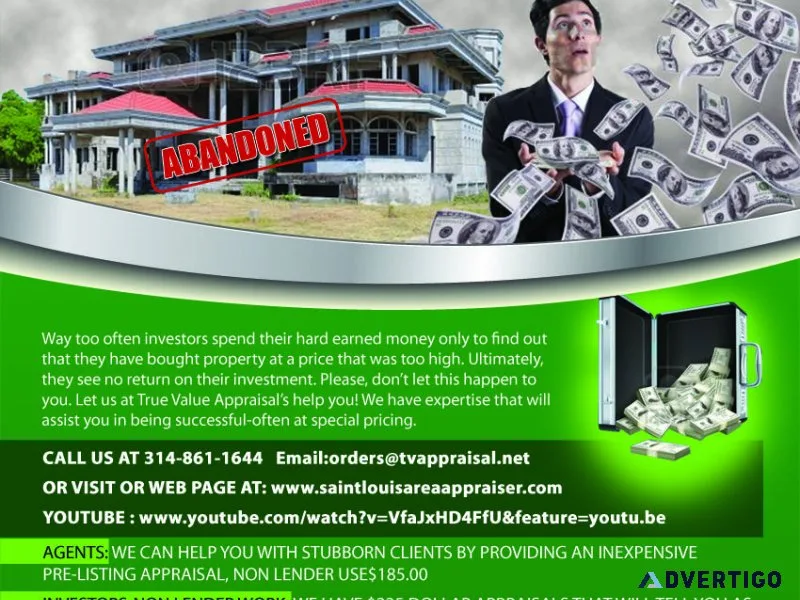 rofessional Appraisal Services in Kansas and St. Louis Missouri