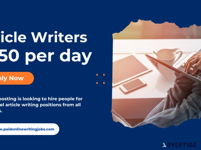 Get Paid to Write with Us