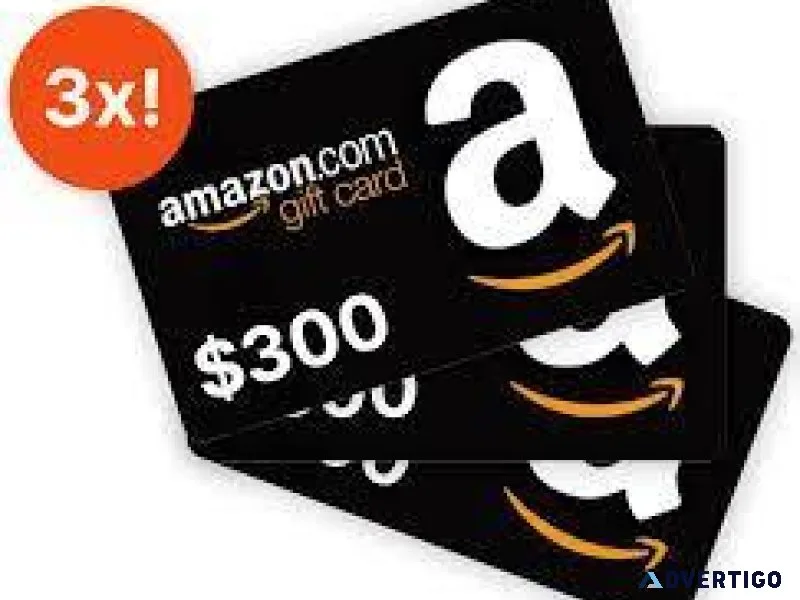 Enter Your Details to Win a 300 Amazon Gift Card Now