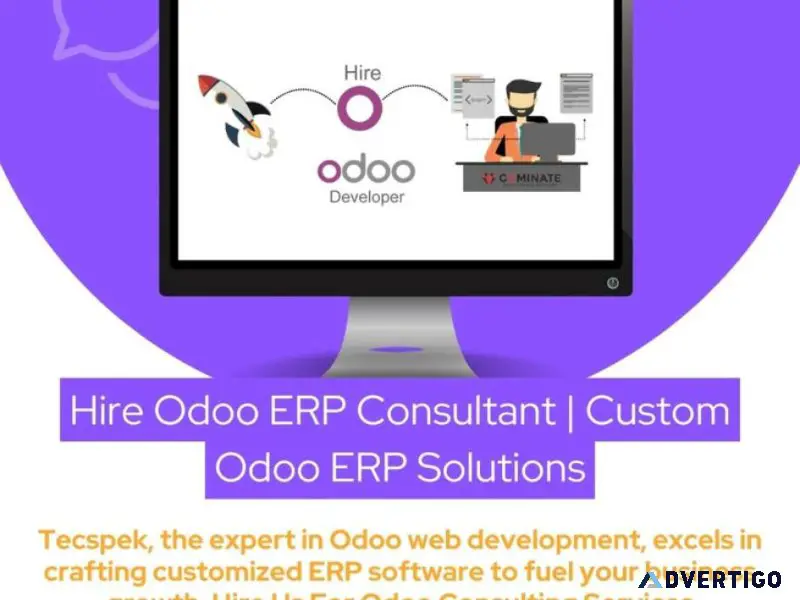 Hire odoo erp consultant | custom odoo erp solutions