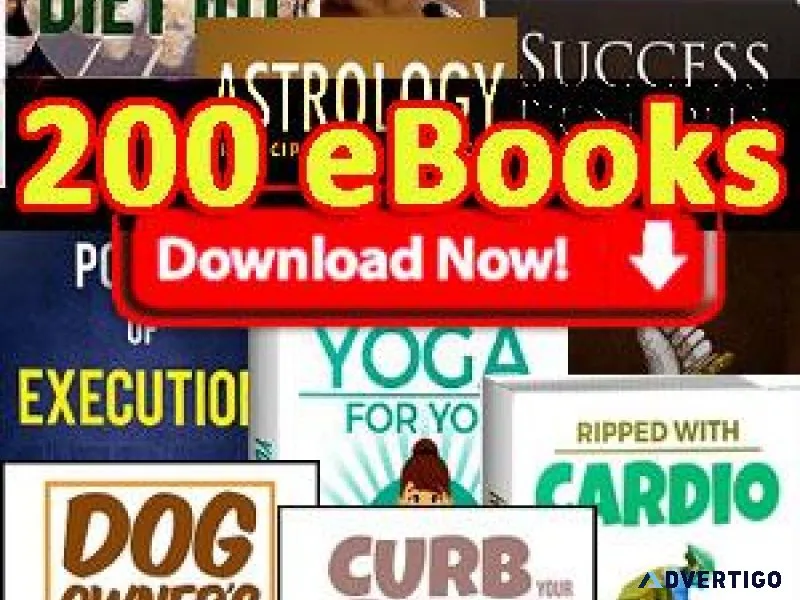 200 eBooks Mega Collection