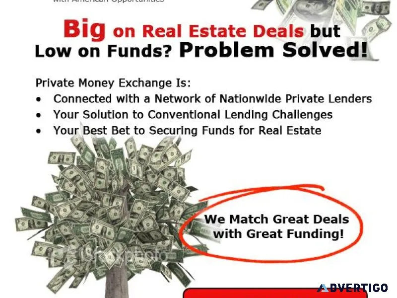 MONEY Do you need money for investment properties