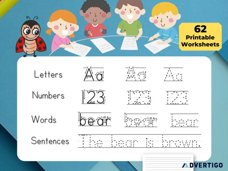 Handwriting Practice Printable Workbook