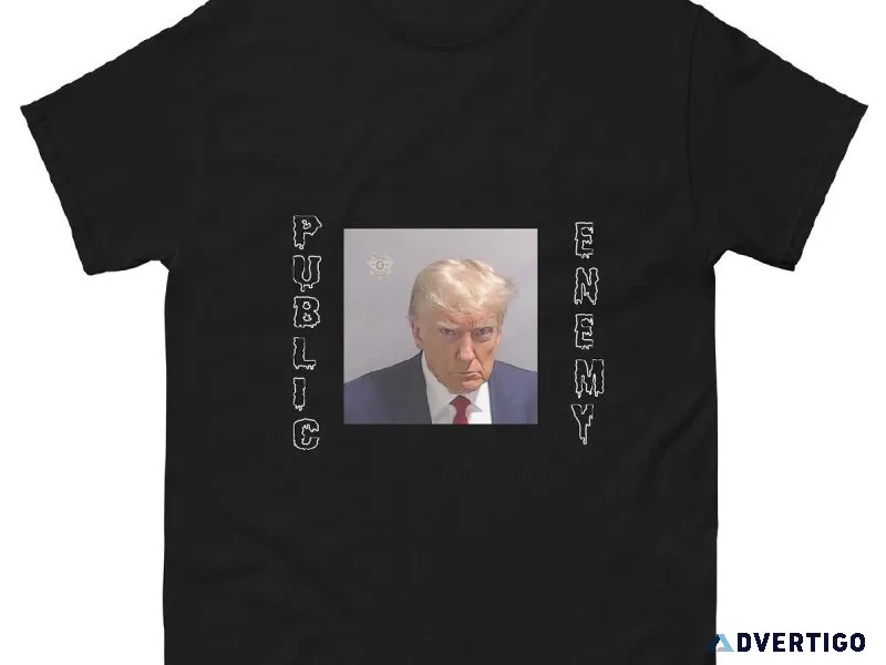 Dovmary.com Donald Trump Mugshot T-shirt