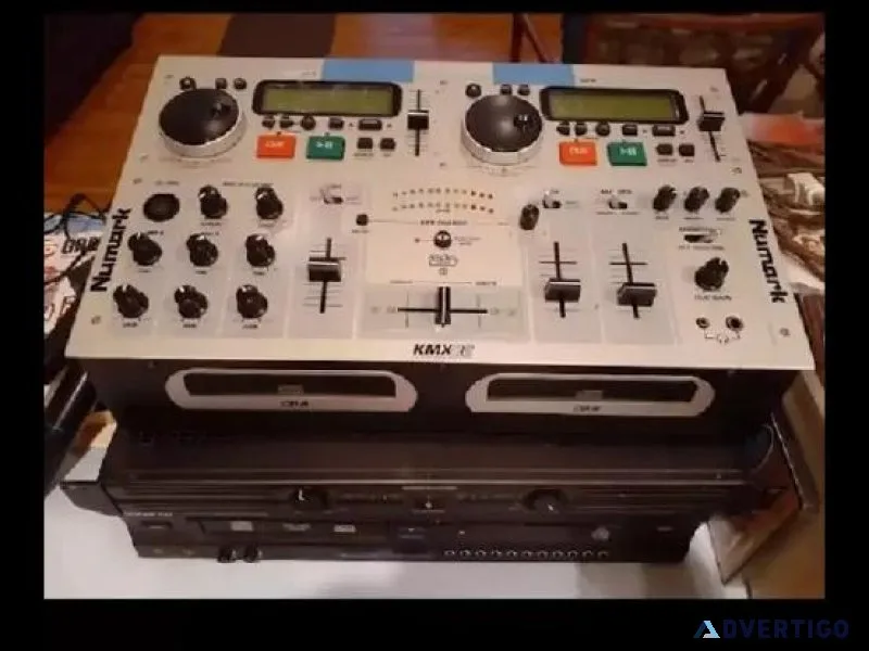 PORTABLE DUALCDMIXER ALL IN ONE CDkaraoke player