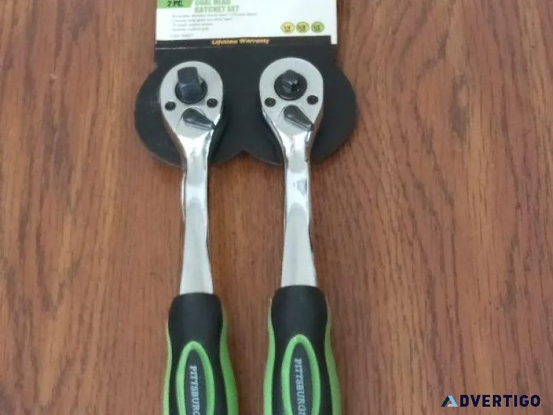 Pittsburgh Pro 2 Pc. Dual Head Ratchet Set