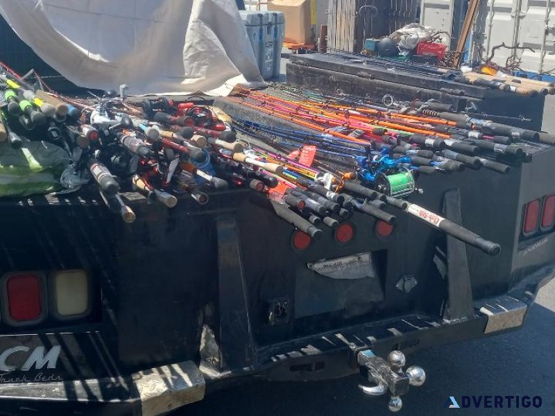Fishing poles  And Crab Traps