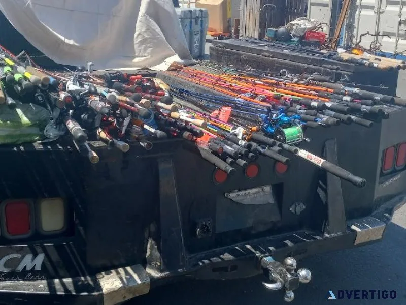 Fishing poles  And Crab Traps