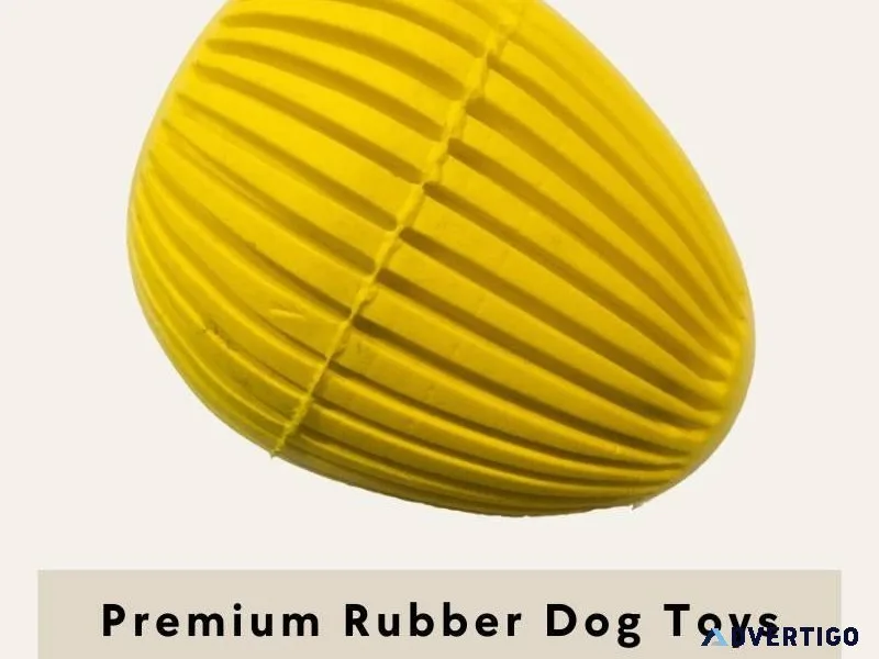 Premium Rubber Dog Toys - Unleash Fun for Your Pup