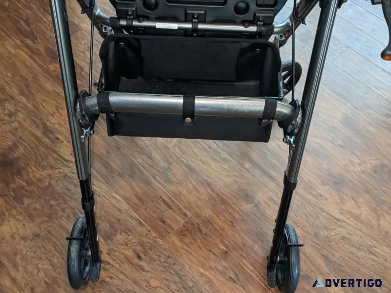 Strong Silver Rollator Walker