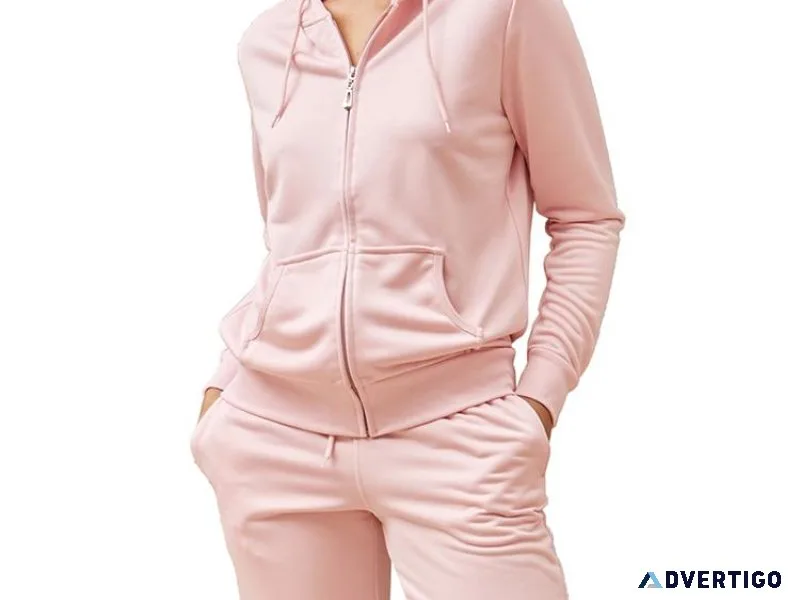 LEEHANTON Autumn Fashion Women Full Zip Hoodie and Sweatpant