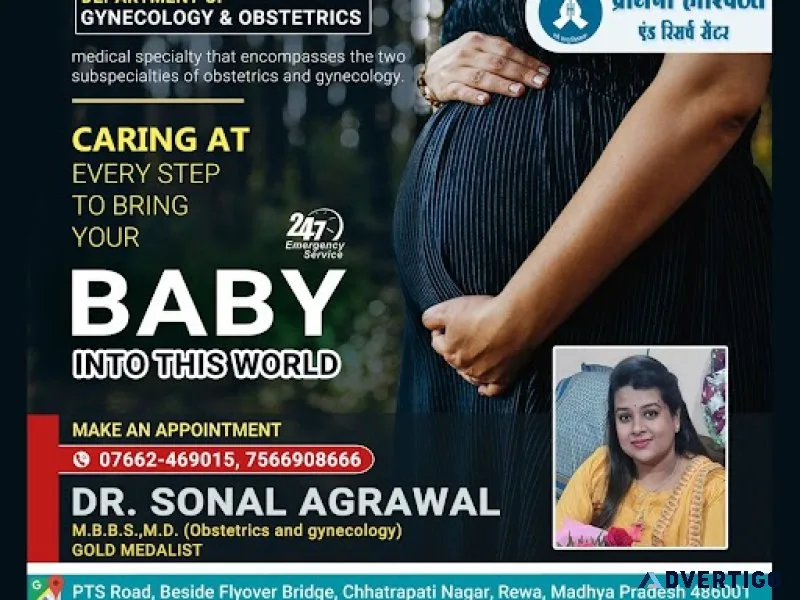 Best obstetrics & gynecology doctor in rewa - dr sonal agrawal