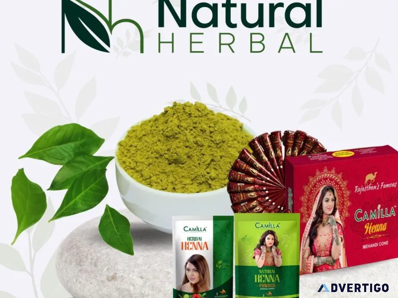 Best natural henna powder manufacturer and exporter in india