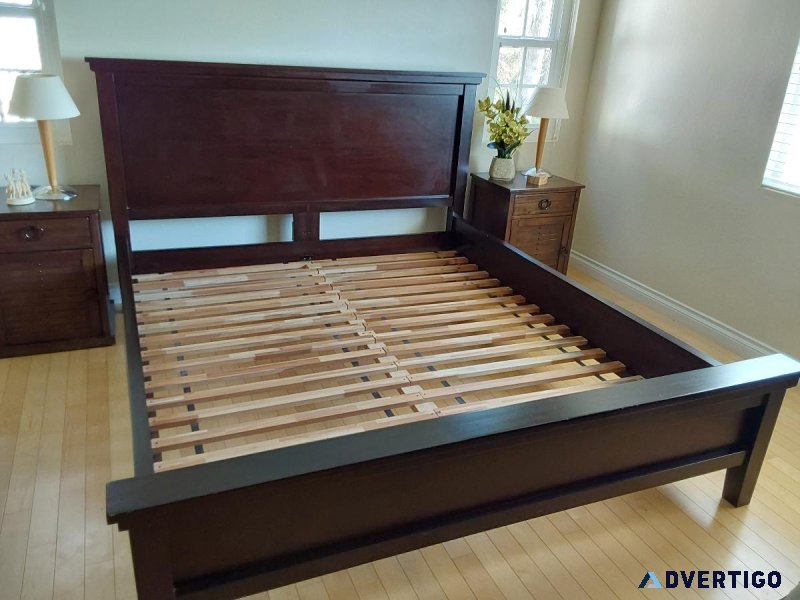 Pottery Barn Cal King bed frame