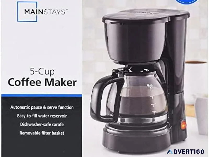 Mainstays 5-Cup Coffee Maker