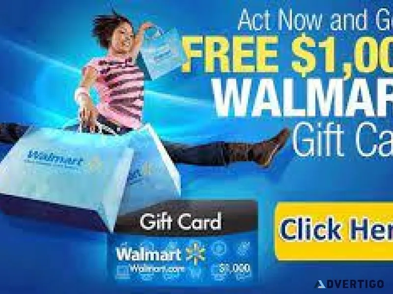 1000 Walmart Gift card giveaway US