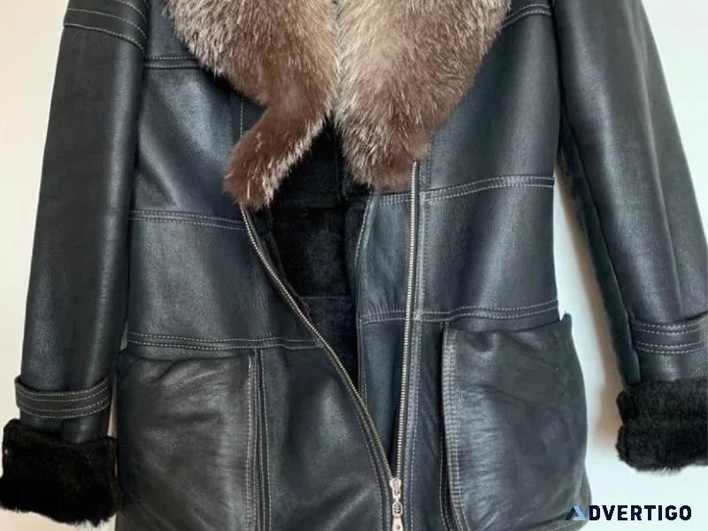 Sheepskin coat for women.