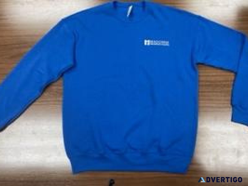 Blue Madonna Rehabilitation Hospitals Crew Neck