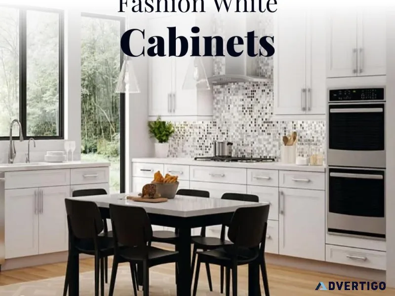 Fashion-Forward White Cabinets Elevate Your Home s Style