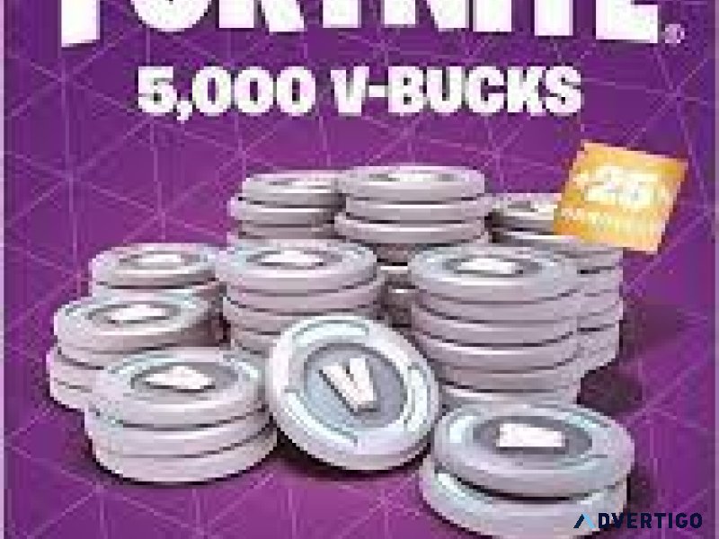 Free Enter for 5000 V-Bucks in Fortnite