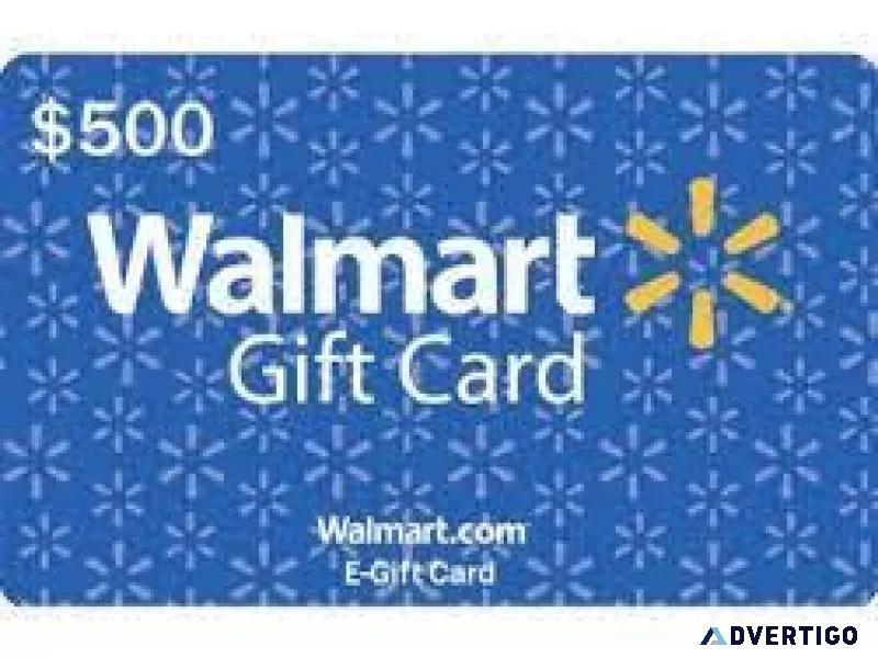 Get a 500 Walmart eGift Card