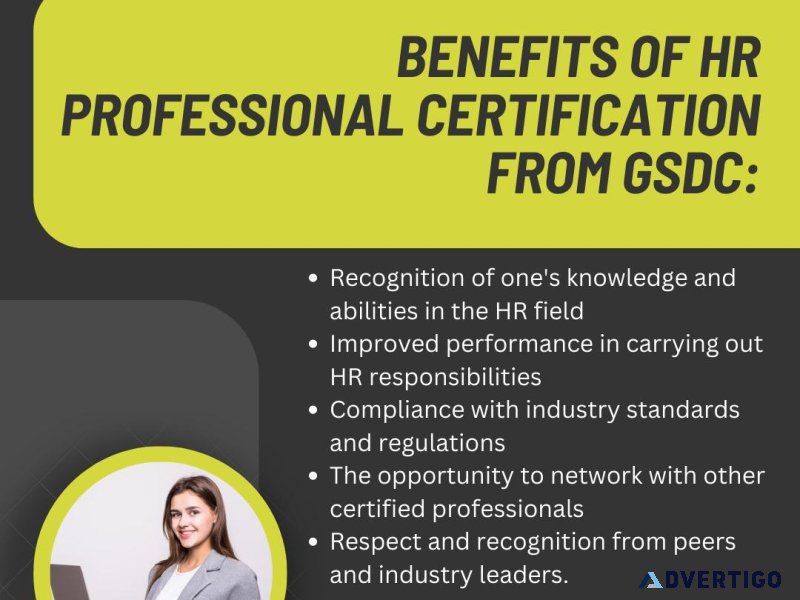 Benefits of HR Certification from GSDC