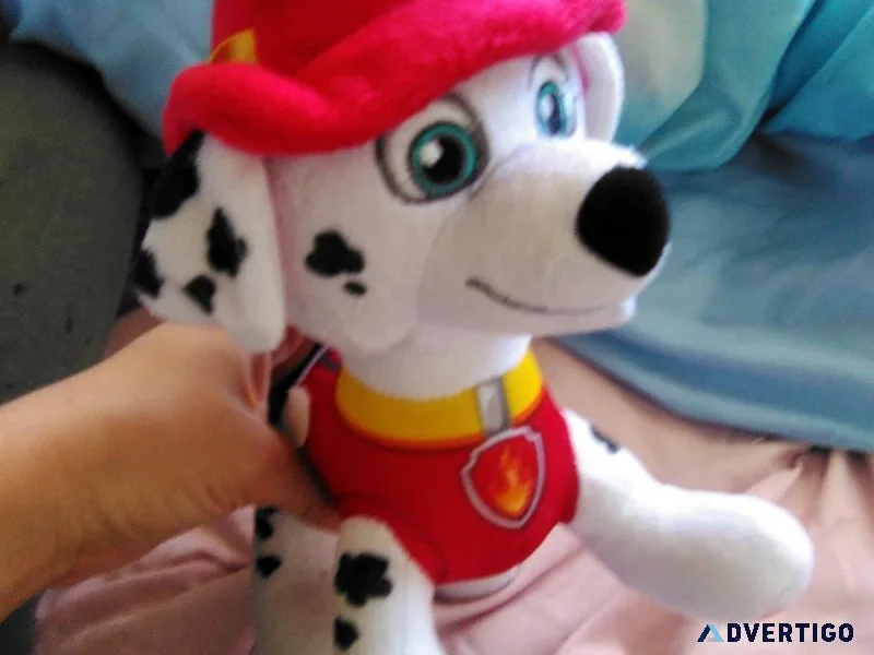 Paw Patrol Stuffed Animal Dalmation Firefighter pup