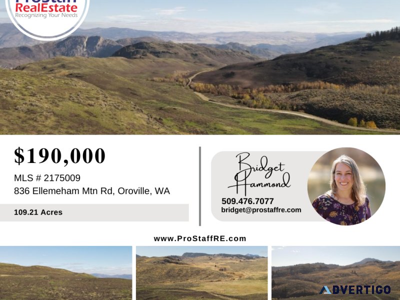 Breathtaking Views on 109 Acres