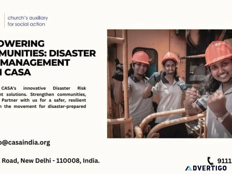 Empowering Communities Disaster Risk Management with CASA
