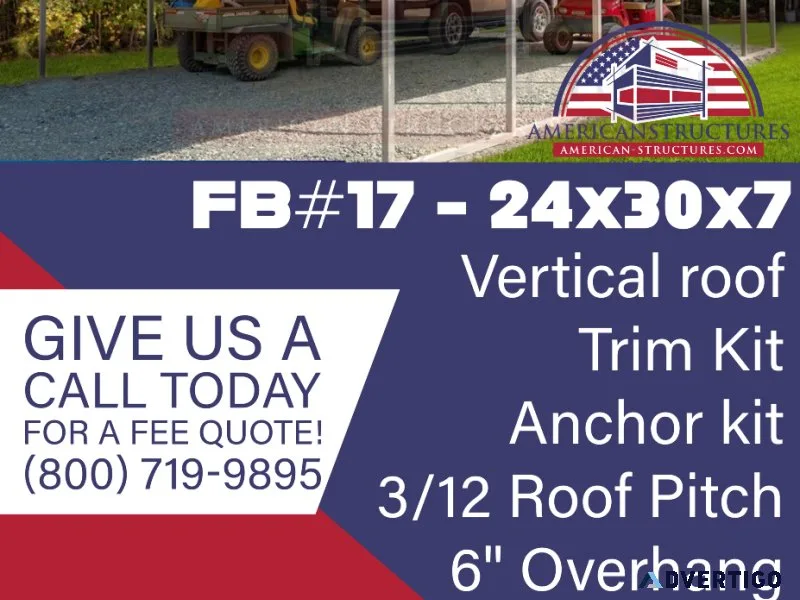 FB17 - 24x30x7 Carport